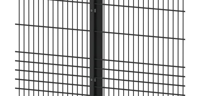Black Rebound Mesh Clamp Bar Post