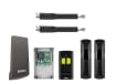All of the Items included with the KTOM40M Telescopic Double LEad Swing Gate Operator Kit 