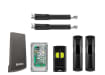 All of the Items that are included in the KTOM402ME Telescopic Double Leaf Swing Gate Operator Kit