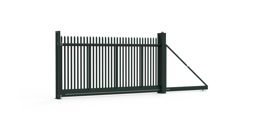 Robust Manual Palisade Gate for Wide Openings