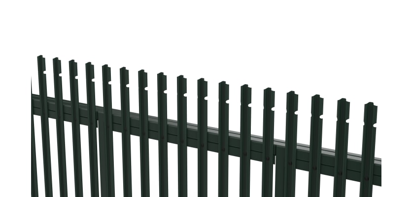 FFL 130 Manual Palisade Cantilever Gate 8.0m Wide