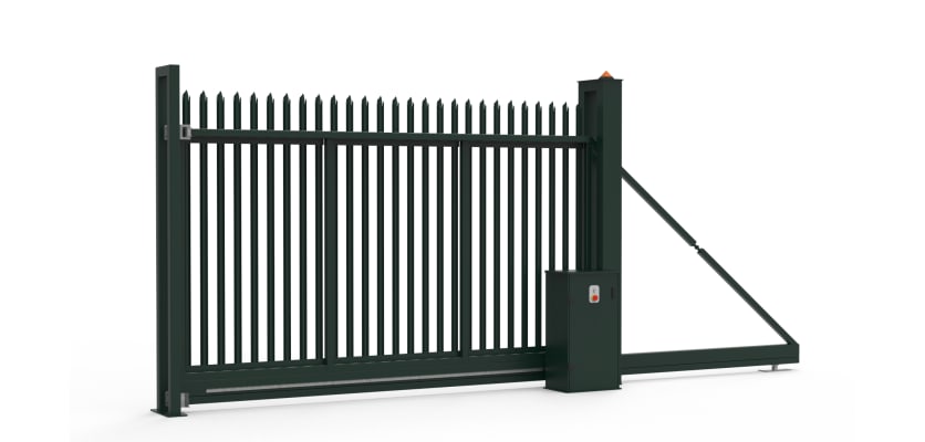 Durable FFL 95 palisade gate 5.0m wide