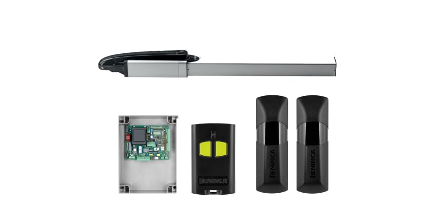 All of the components that are included  in the CAB Hydro above ground single leaf swing gate operator