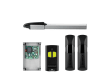 All of the components included in the CAB Hydro KSHD.35 Hydraulic Single Leaf Gate Operator Kit