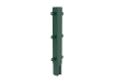 Straight barbed wire bracket for mesh fencing