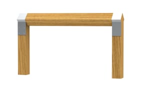 Knee Rail Fencing with 3.6m Top Rail - Calculator