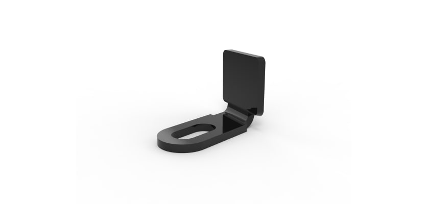 Black small twist cleat 
