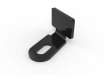 Close up of black twist cleat 
