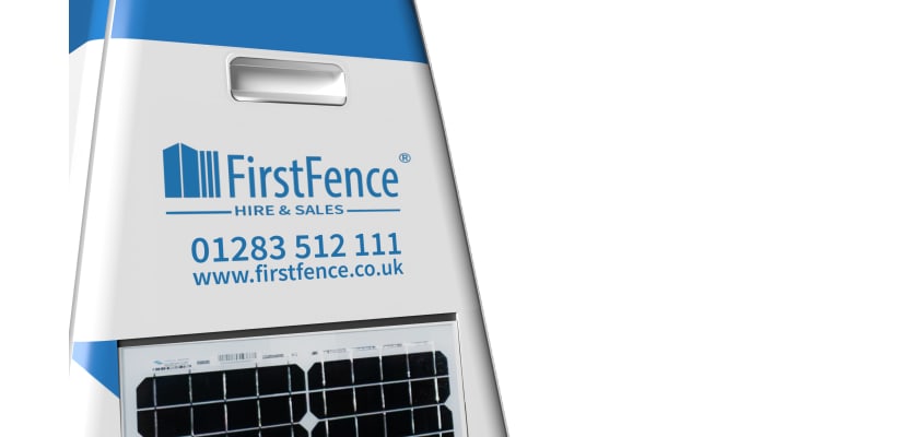 A Close up of the First Fence Logo on the RapiDetect Intrusion Detection Module