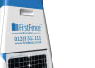 A Close up of the First Fence Logo on the RapiDetect Intrusion Detection Module