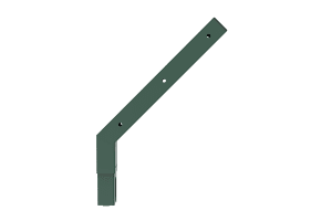 Cranked Barbed Wire Bracket for Mesh Fencing