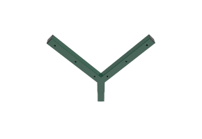 Y-Shaped Barbed Wire Bracket for Mesh Fencing