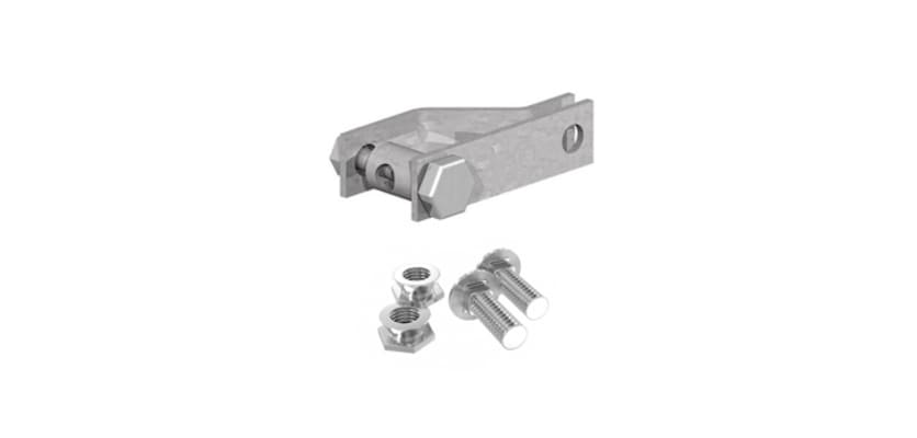 Y-Shaped Barbed Wire Bracket for Strong Mesh Support