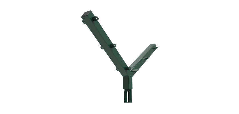 Y-Shaped Barbed Wire Bracket for Secure Mesh Fencing