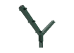 Y-Shaped Barbed Wire Bracket for Secure Mesh Fencing