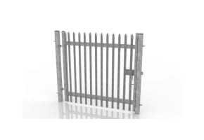 1.8m x 2.5m Single Leaf Palisade Security Gate Kit