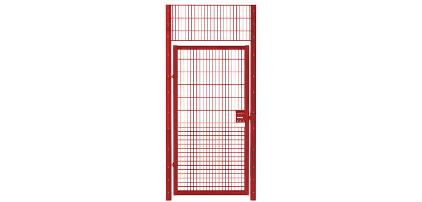Rebound Mesh single leaf gate kit, 1.2m wide and 3.0m high, featuring a sturdy frame and durable mesh for security and accessibility.