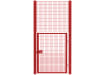 Heavy-duty 868 rebound mesh single leaf gate kit, featuring a 1.2m width and 4.2m height, ideal for secure fencing solutions.