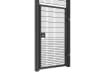 Rebound mesh single leaf gate kit displayed against a neutral background, featuring a 1.2m width and 6.0m height, designed for durability and security.