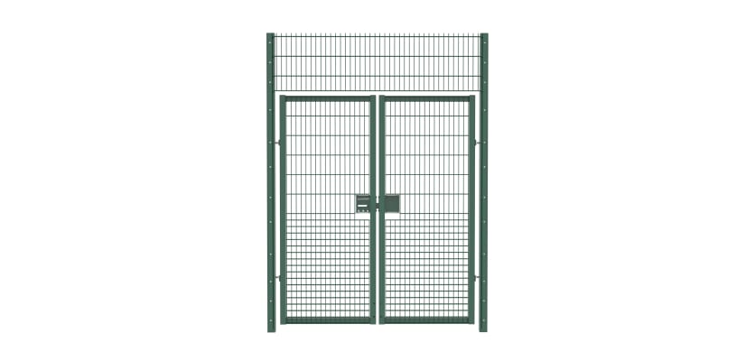 868 Rebound Mesh Double Leaf Gate Heavy-Duty Security