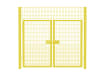 Rebound mesh double leaf gate kit featuring a 2.0m width and 3.0m height, designed for durability and security.