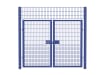Double leaf gate kit featuring a robust mesh design, measuring 2.0m wide and 3.0m high, ideal for secure access solutions.