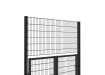Heavy-duty double leaf gate kit with mesh design
