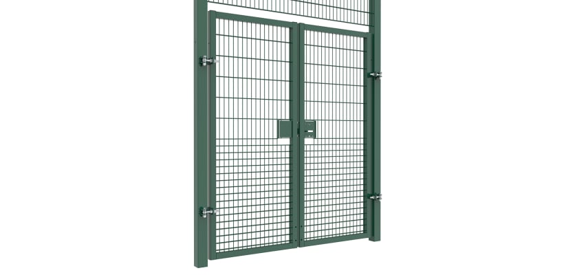 Steel Double Leaf Gate Kit 2.0m Wide Heavy Duty