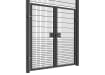 Durable Double Leaf Gate Kit 4.8m High Rebound Mesh