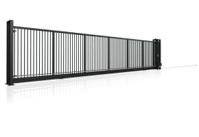 FFL 200T Automated Vertical Bar Tracked Sliding Gate 8.0m - 12.0m Wide