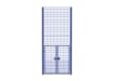 Rebound mesh double leaf gate kit, featuring a 2.0m width and 6.0m height, designed for secure access and durability.