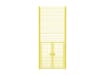 Double leaf mesh gate kit, 2.0m wide and 6.0m high, featuring a sturdy design for secure access.