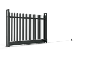 FFL 120T Manual Palisade Tracked Sliding Gate 3.0m - 7.5m Wide