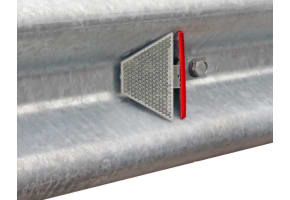 Armco Barrier Reflectors - Red and White