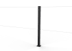 Black Steel Intermediate Post 