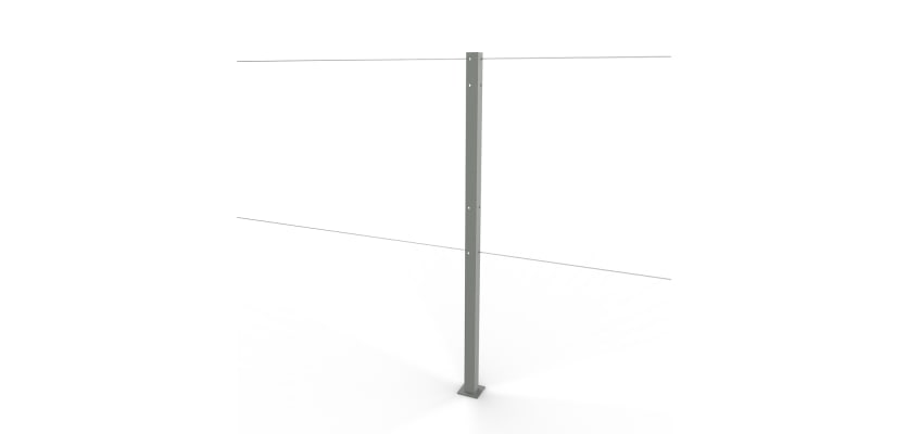 Galvanised Steel Intermediate Post 
