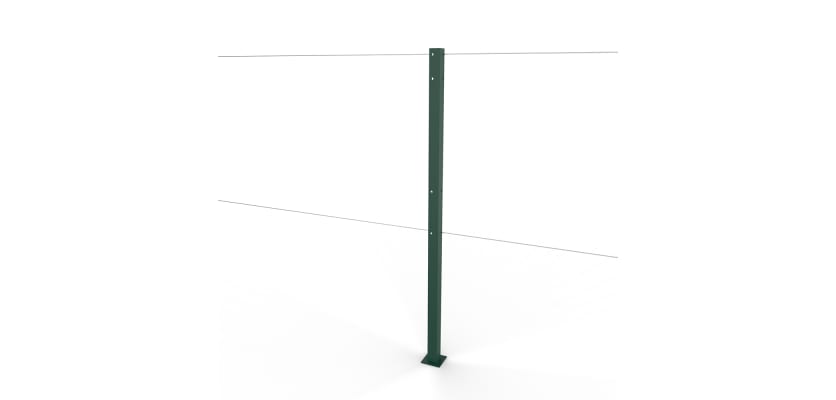 Green Steel Intermediate Post 