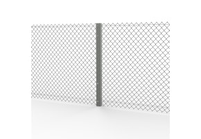 Steel Intermediate Post - to Suit 0.9m Chain Link System