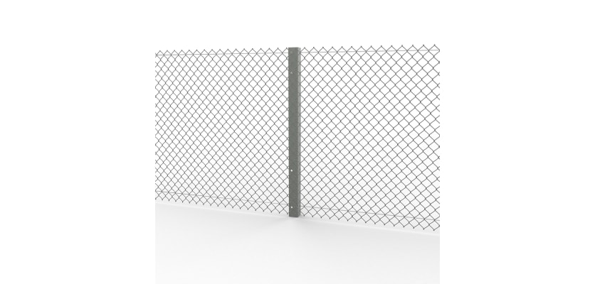 Chain Link Fencing Intermediate Post 0.9m System