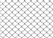 Close up of black chain link wire