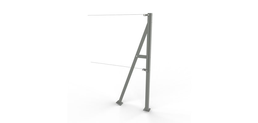 Chain Link End Strainer Post Kit 0.9m