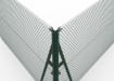 Steel corner strainer post kit designed for 0.9m high chain link fencing, featuring durable construction and essential installation components.