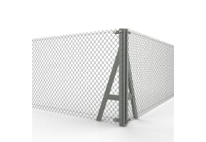 Steel Corner Strainer Post Kit to Suit 0.9m High Chain Link System