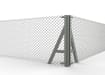 Chain Link Corner Strainer Post Kit 0.9m