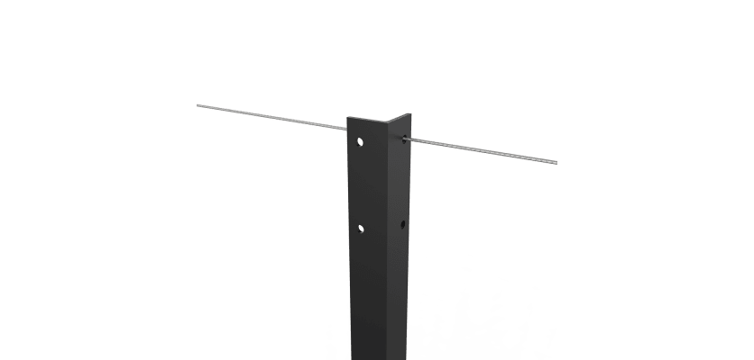 Intermediate Post in black PPC finish