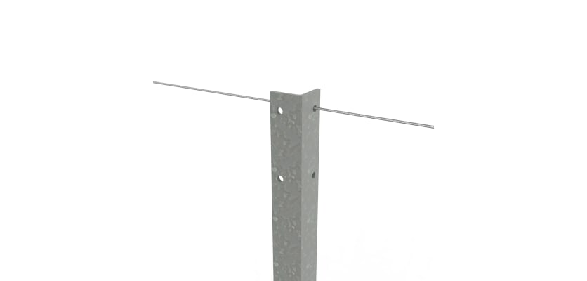 Intermediate Post in galvanised finish