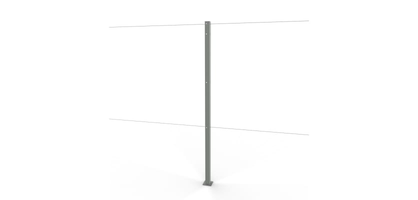 Chain Link Fencing Intermediate Post 1.2m System
