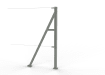 Galvanised Steel End Strainer Post Kit