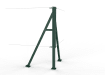 Green Steel Corner Strainer Post Kit