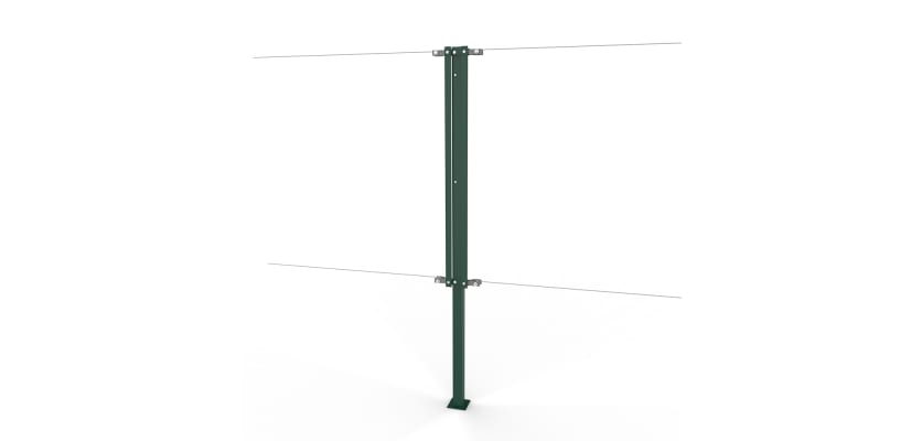 Green Steel Two-Way Strainer Post Kit 